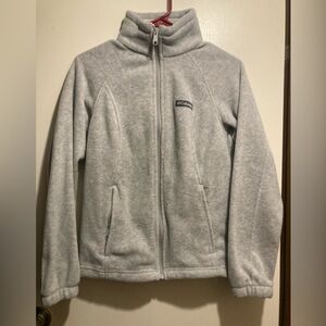 Columbia Women's Light Gray Fleece Jacket
